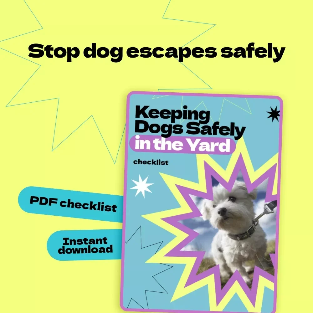 Keeping Dogs Safely in the Yard – Checklist Guide for Pet Owners | How to Keep Dog from Escaping Yard, Fence Safety, Training & Smart Monitoring Tips