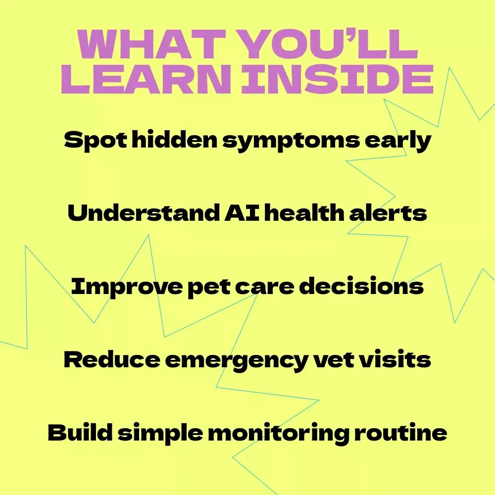 How AI Can Spot Your Pet’s Illness Before It Escalates | AI to Detect Early Signs of Pet Illness Guide | Smart Pet Health Monitoring eBook | Digital Download for Pet Owners