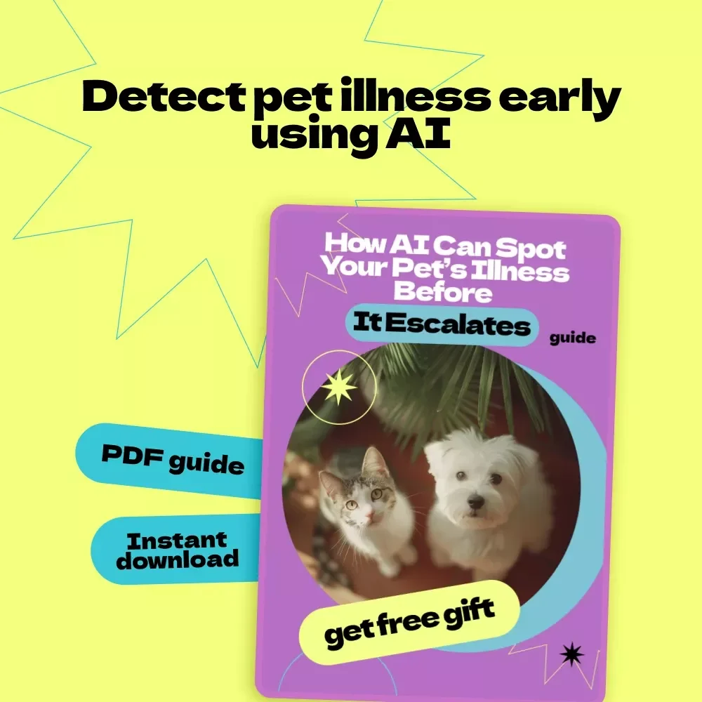 How AI Can Spot Your Pet’s Illness Before It Escalates | AI to Detect Early Signs of Pet Illness Guide | Smart Pet Health Monitoring eBook | Digital Download for Pet Owners