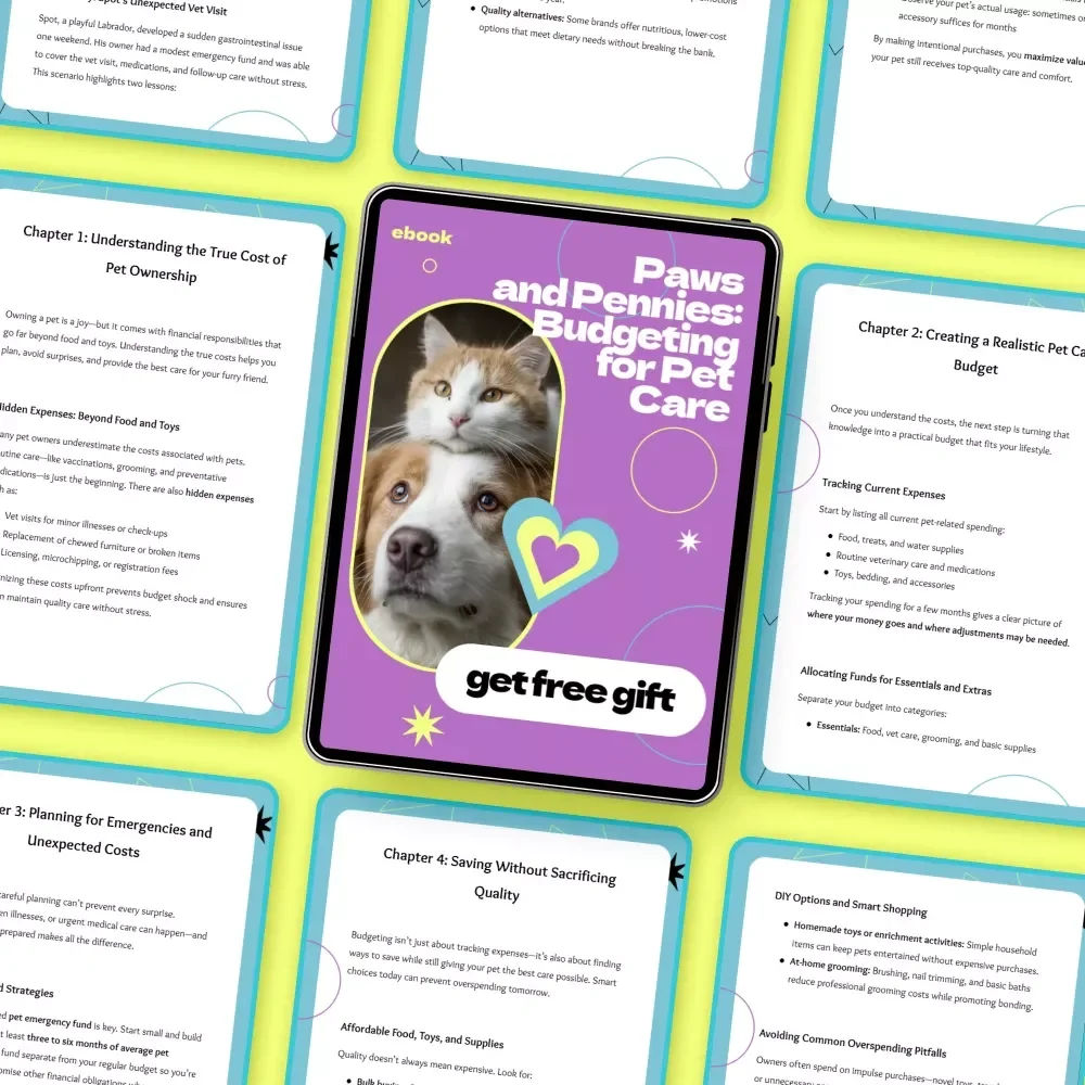 Paws and Pennies: Budgeting for Pet Care – Practical eBook Guide on how to budget for pet care, Save Money, Plan Smart, and Manage Pet Expenses with Confidence