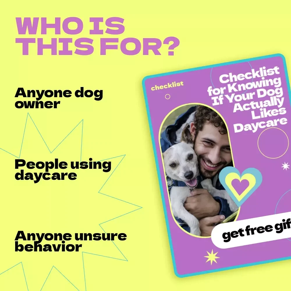 Checklist for Knowing If Your Dog Actually Likes Daycare – How to Know If Dog Likes Daycare Printable Guide, Dog Behavior Tracker, Pet Care Download