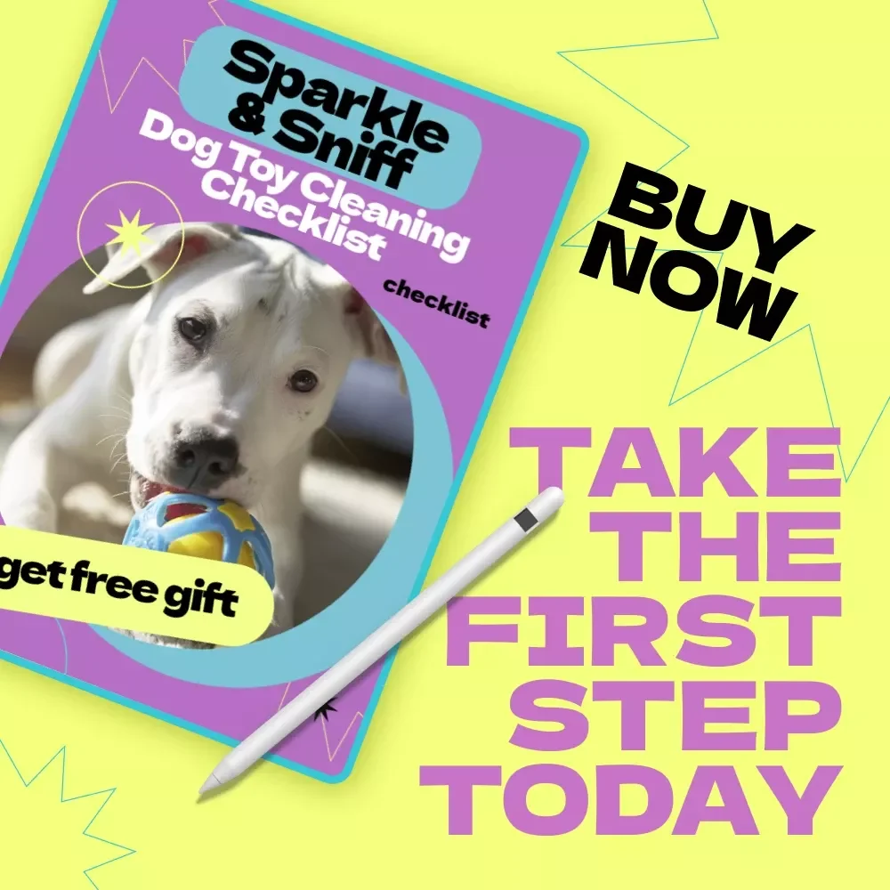 Sparkle & Sniff: Dog Toy Cleaning Checklist – How to Clean Dog Toys Safely, Printable Pet Care Guide, Hygienic Dog Toy Care Routine