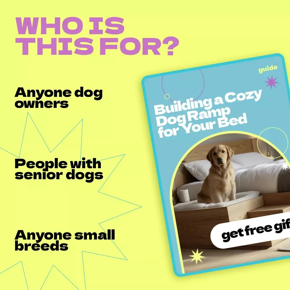 Building a Cozy Dog Ramp for Your Bed | DIY Guide | how to build dog ramp for bed | Step-by-Step Pet Ramp eBook for Safe & Comfortable Sleep