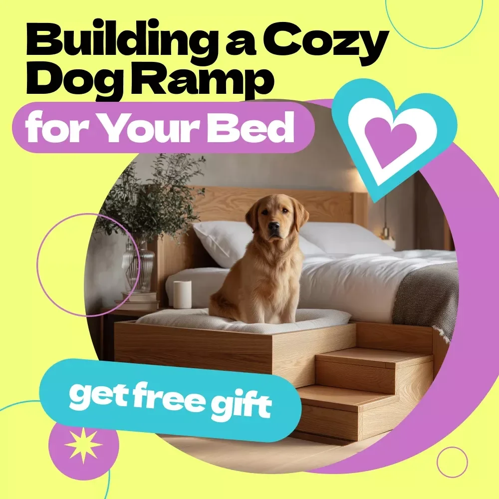 Building a Cozy Dog Ramp for Your Bed | DIY Guide | how to build dog ramp for bed | Step-by-Step Pet Ramp eBook for Safe & Comfortable Sleep