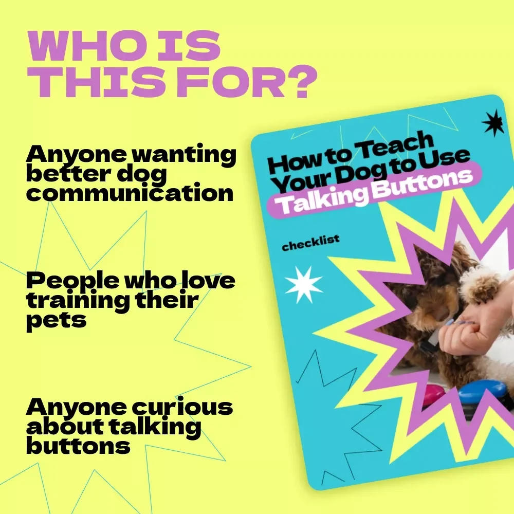 How to Teach Your Dog to Use Talking Buttons Checklist – Step-by-Step Training Guide for Beginners | how to teach dog to use talking buttons Printable Digital Download
