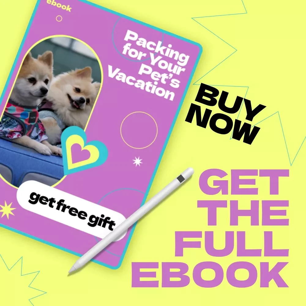 Packing for Your Pet’s Vacation – The Ultimate Guide on How to Pack for Pet Vacation, Stress-Free Travel Checklist & Smart Pet Packing Planner eBook