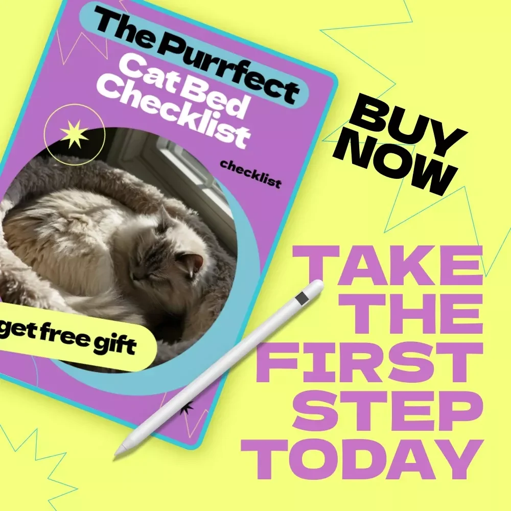 The Purrfect Cat Bed Checklist – How to Choose Cat Bed Guide for Cozy, Comfortable & Happy Cats | Instant Digital Download