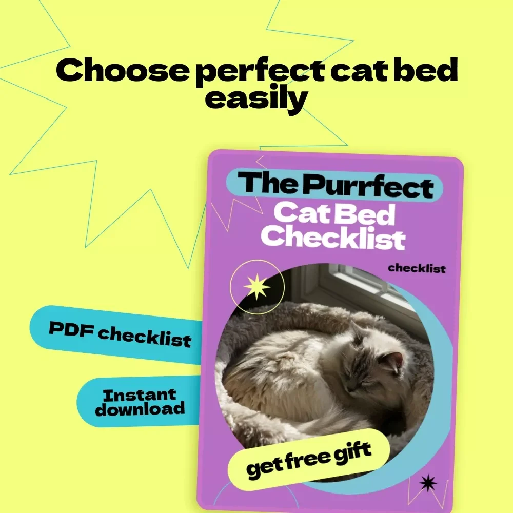 The Purrfect Cat Bed Checklist – How to Choose Cat Bed Guide for Cozy, Comfortable & Happy Cats | Instant Digital Download