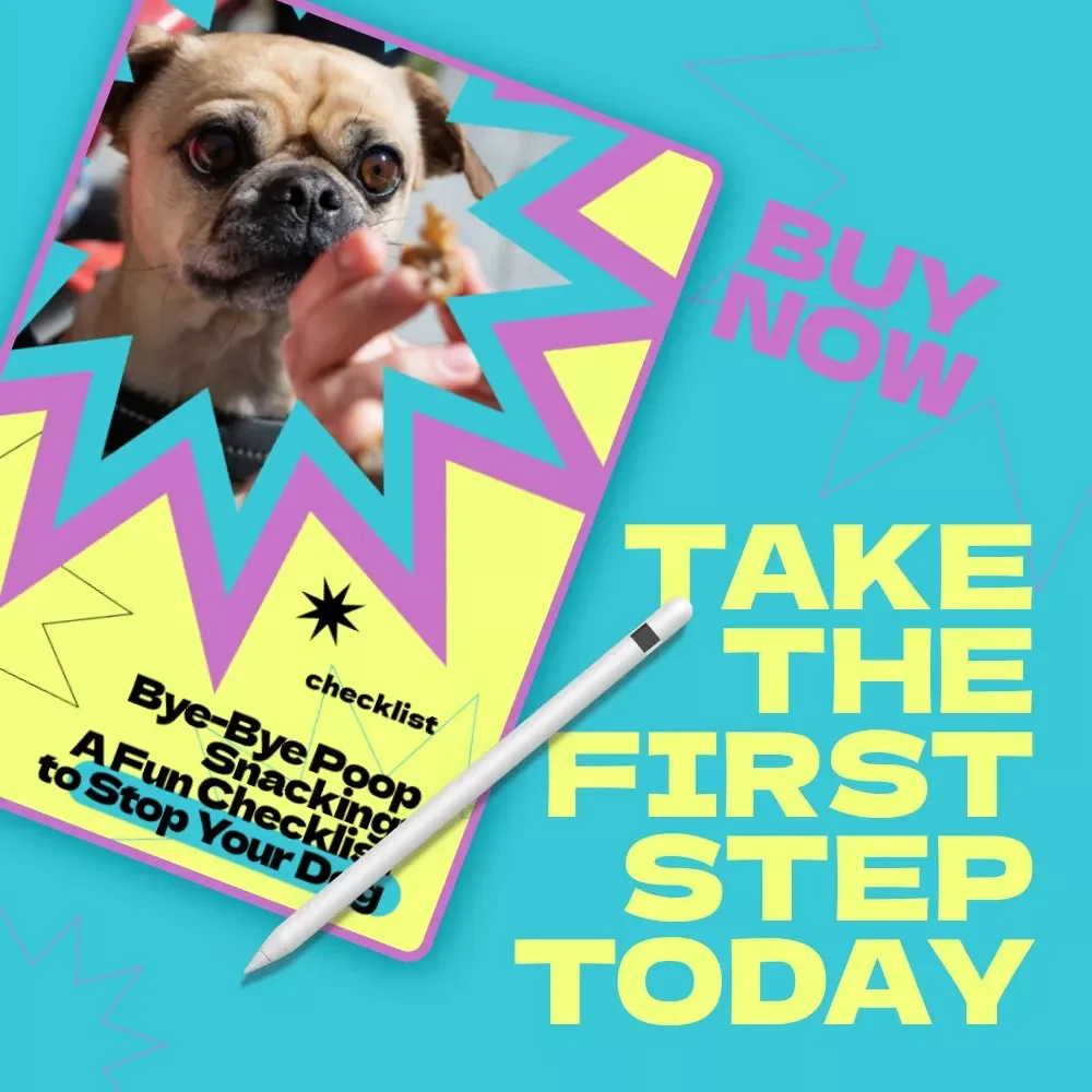 Bye-Bye Poop Snacking: A Fun Checklist to Stop Your Dog – Easy Training Guide for Pet Owners | how to stop dog from eating poop Printable Digital Download