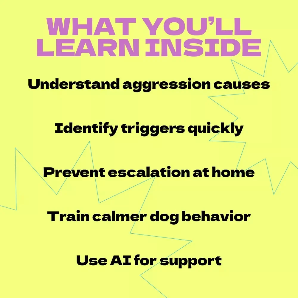 Understanding and Managing Dog Aggression | How to Deal with Dog Aggression Guide | Calm Behavior Training eBook for Reactive Dogs
