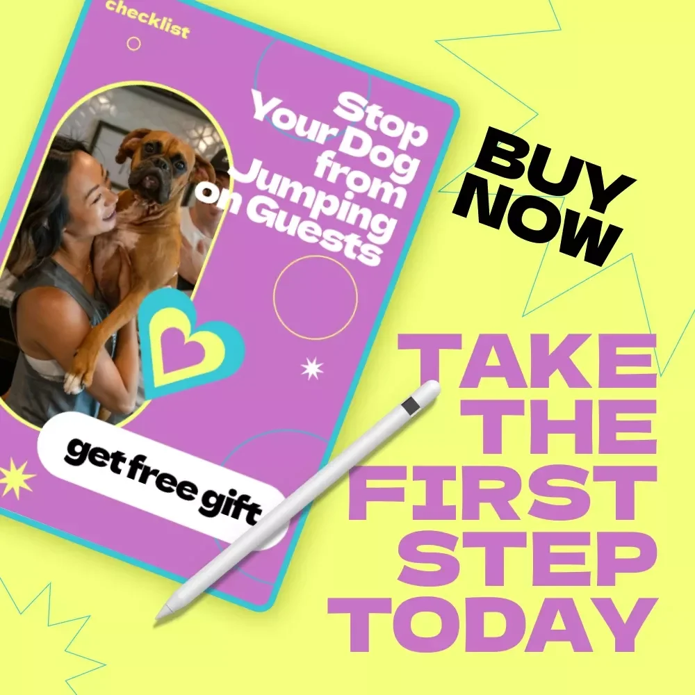 Stop Your Dog from Jumping on Guests Checklist – How to Stop Dog from Jumping on Guests Training Guide, Calm Greeting Routine, Dog Behavior Digital Download