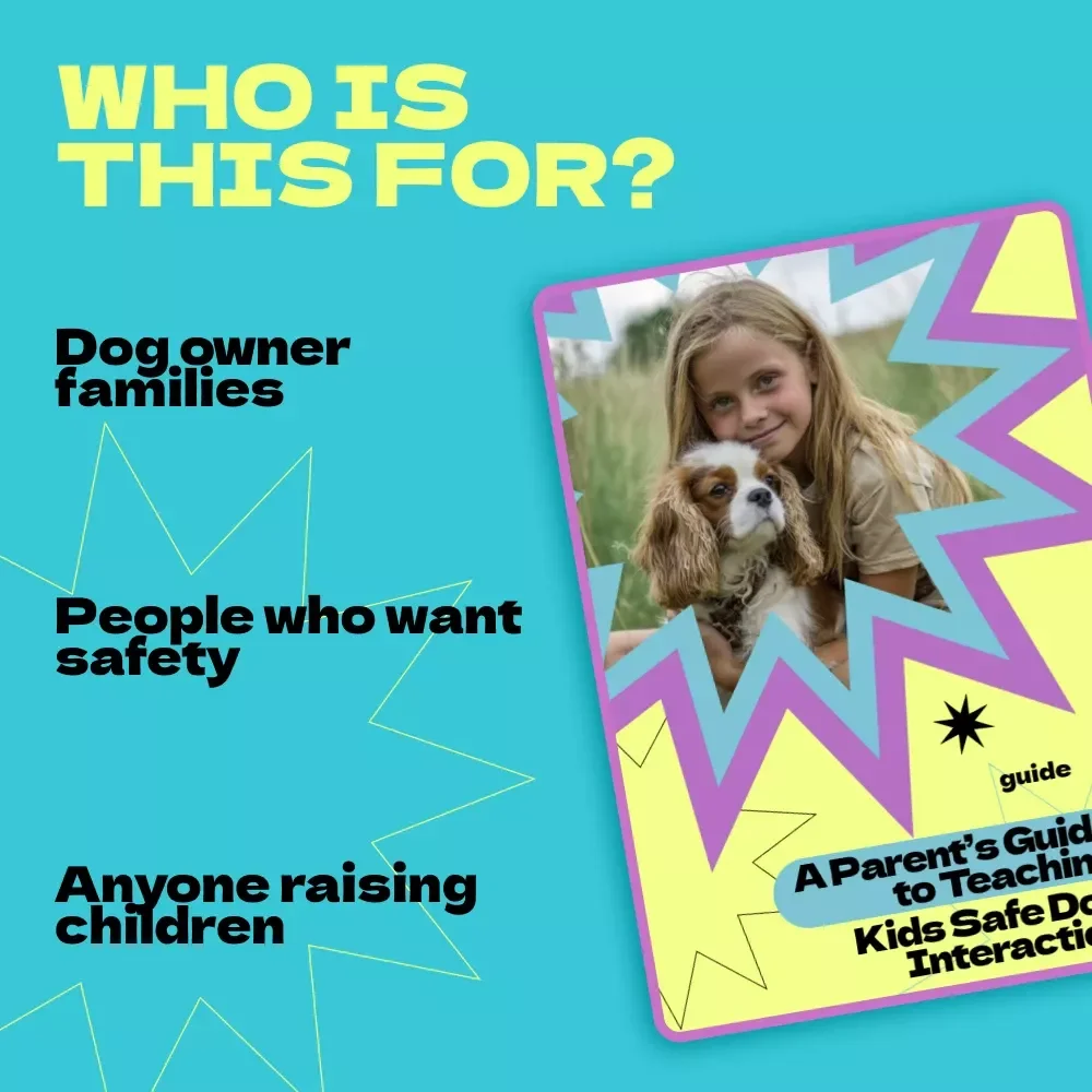 A Parent’s Guide to Teaching Kids Safe Dog Interaction – Complete Family Safety eBook on how to teach kids to interact with dog safely, Child & Dog Training Guide, Printable Parenting Resource