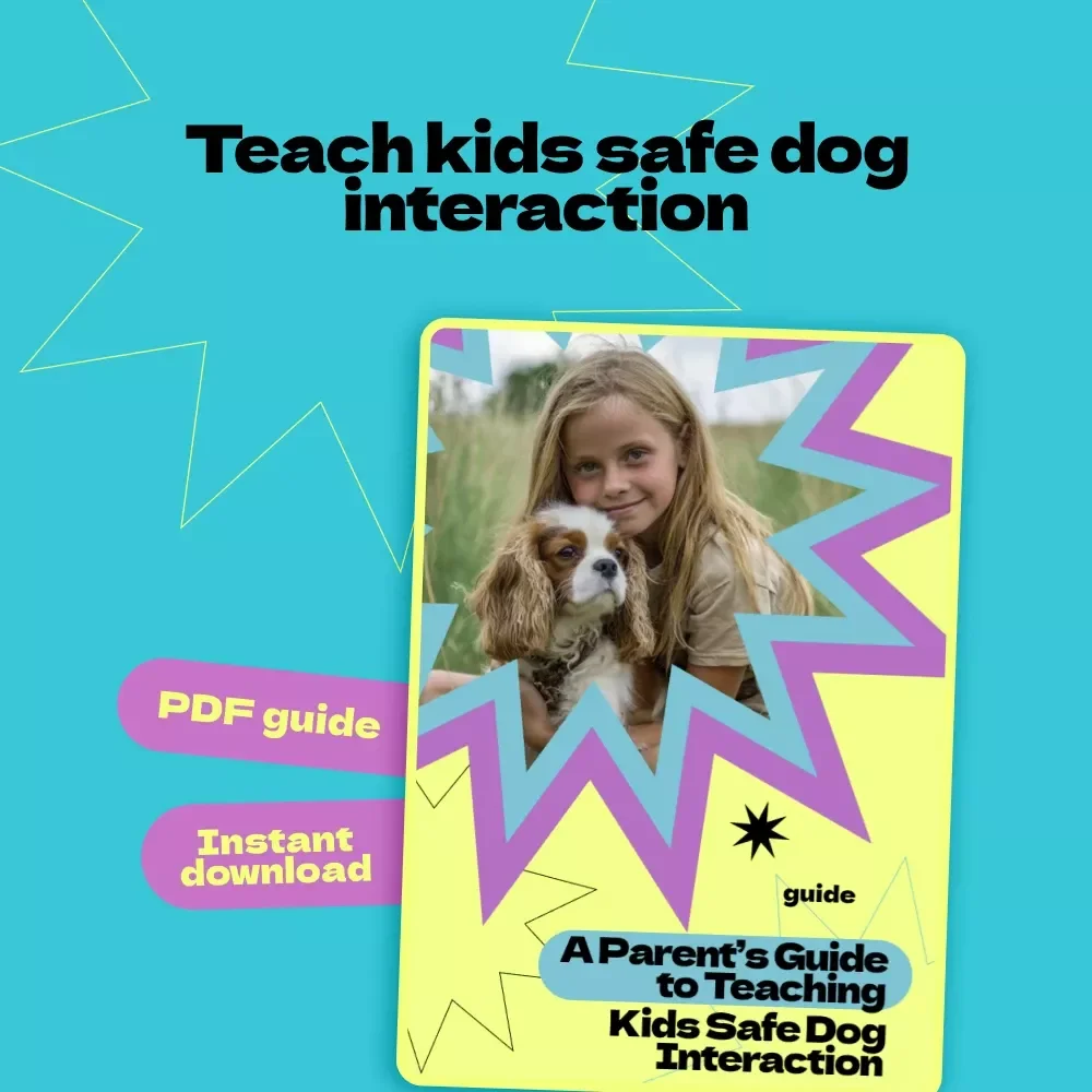 A Parent’s Guide to Teaching Kids Safe Dog Interaction – Complete Family Safety eBook on how to teach kids to interact with dog safely, Child & Dog Training Guide, Printable Parenting Resource