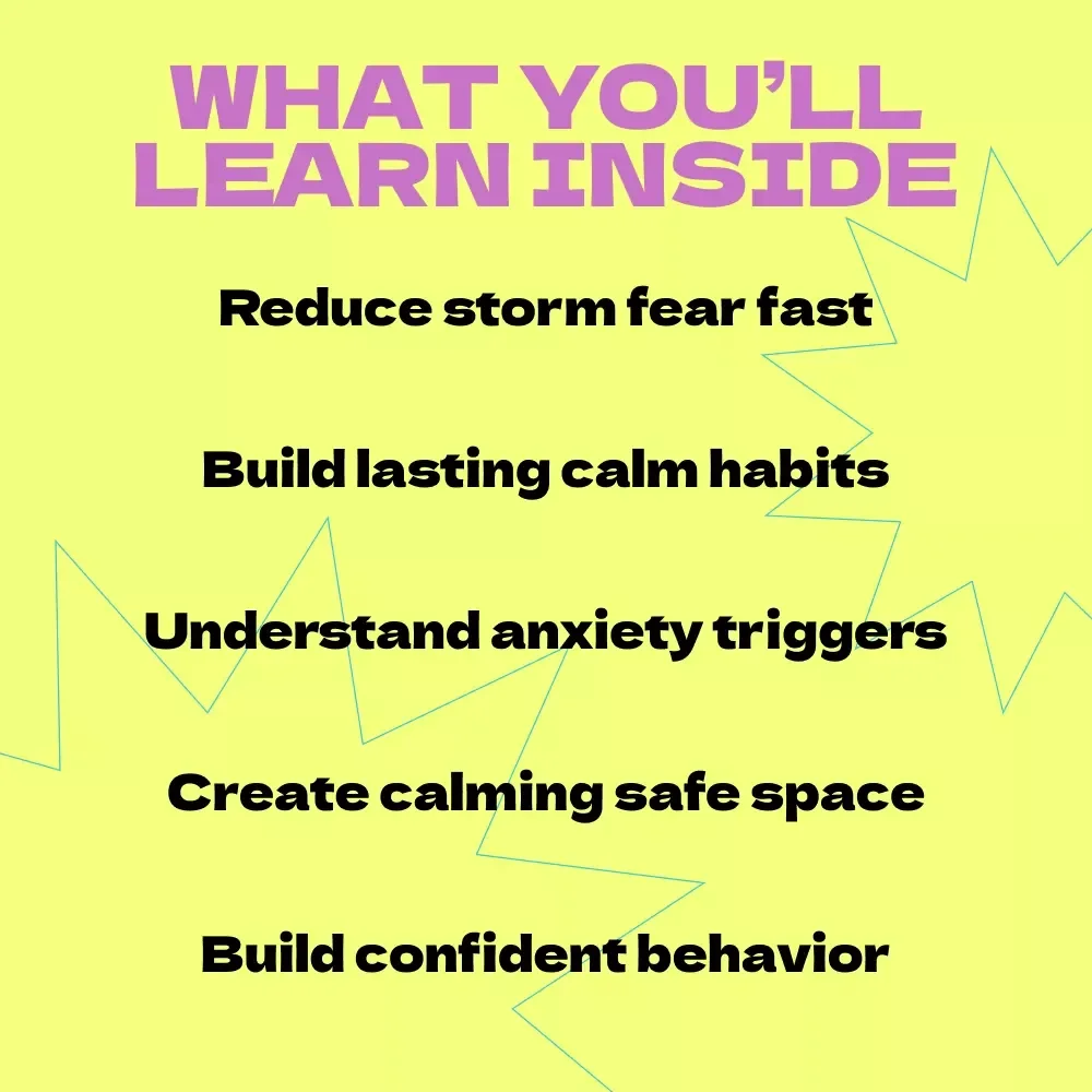 Helping Your Dog Thrive Through Thunderstorm Anxiety – A Complete Guide on how to help dog with thunderstorm anxiety, Calm Training Tips & Stress Relief Solutions for Dogs