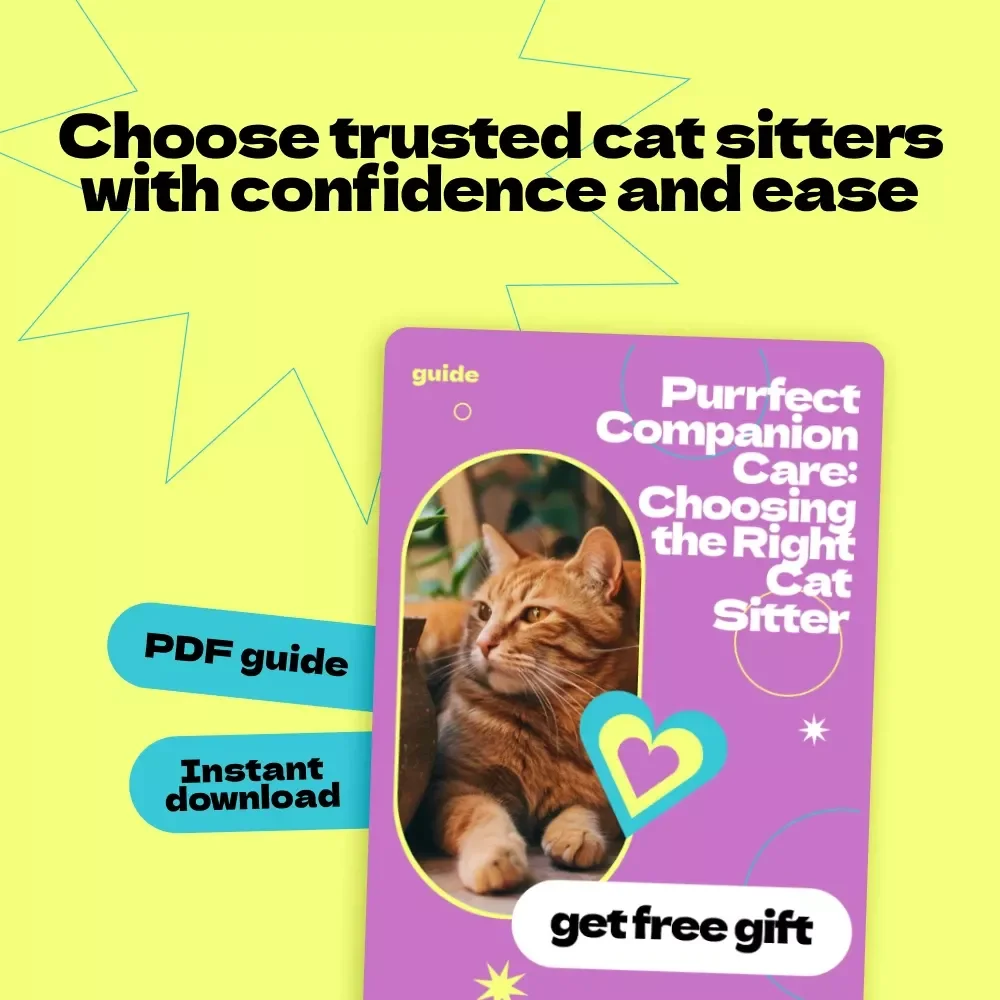 Purrfect Companion Care: Choosing the Right Cat Sitter | how to choose pet sitter for cat Guide, Cat Care eBook, Pet Sitting Checklist, Cat Owner Resource