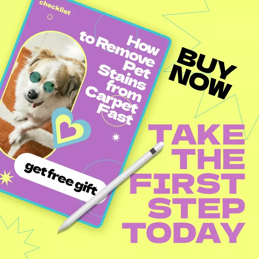 How to Remove Pet Stains from Carpet Fast – Printable Checklist Guide | Easy Step-by-Step Solution for Pet Owners | Instant Digital Download
