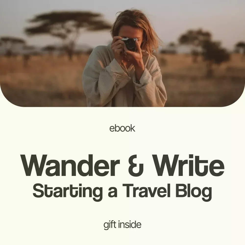 Wander & Write: Your Ultimate Guide to Starting a Travel Blog | Complete Ebook on how to start a travel blog, Blogging Tips, SEO & Monetization Guide