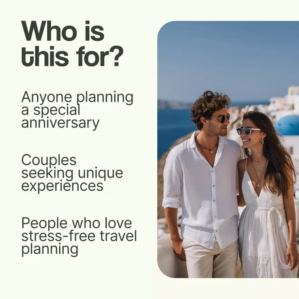 Your Ultimate Guide to Planning the Perfect Anniversary Trip - eBook & Checklist for Couples