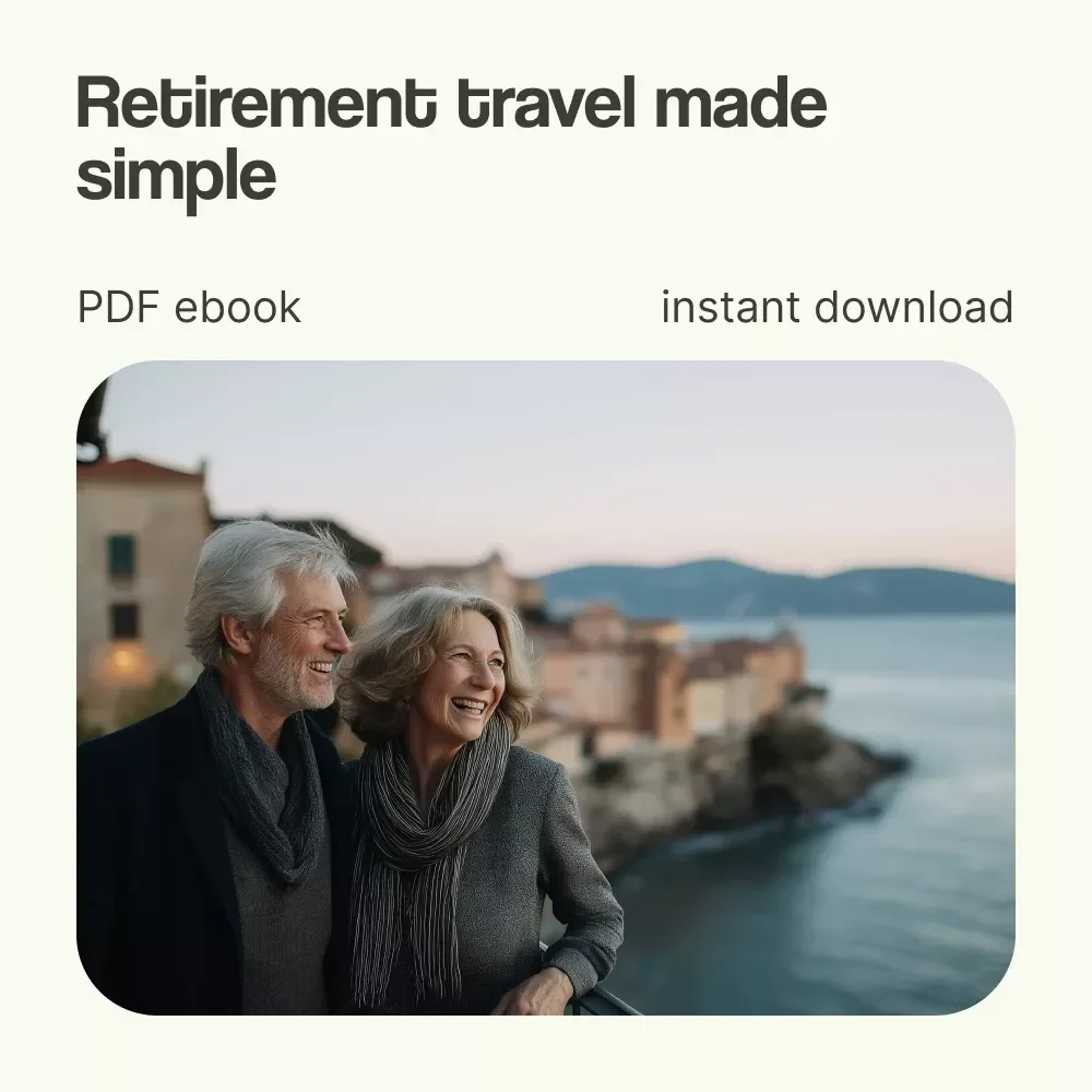 Golden Adventures: Your Guide to Traveling After Retirement – How to Travel After Retirement eBook, Retirement Travel Guide, Digital Download for Senior Explorers