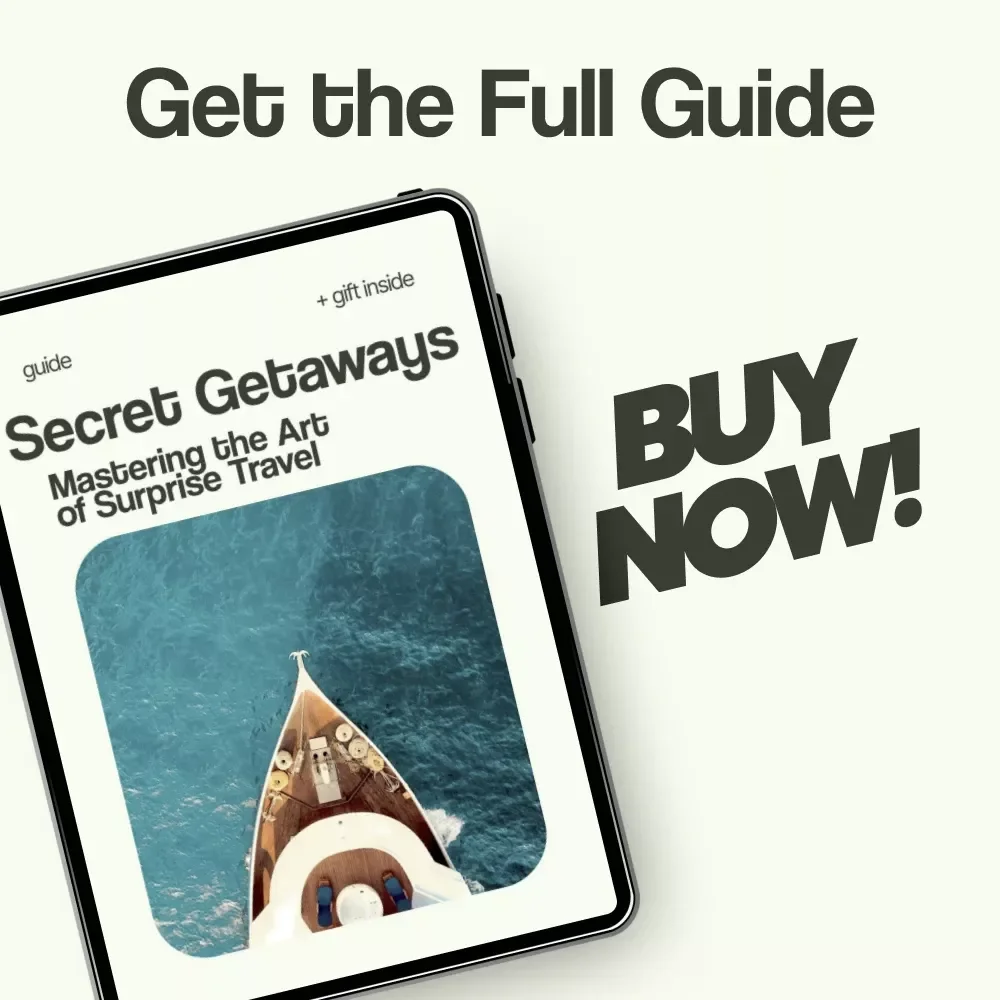 Secret Getaways: Mastering the Art of Surprise Travel – A Complete Guide on how to plan a surprise trip for someone | Romantic Trips, Adventure Planning, Travel Gift Ideas