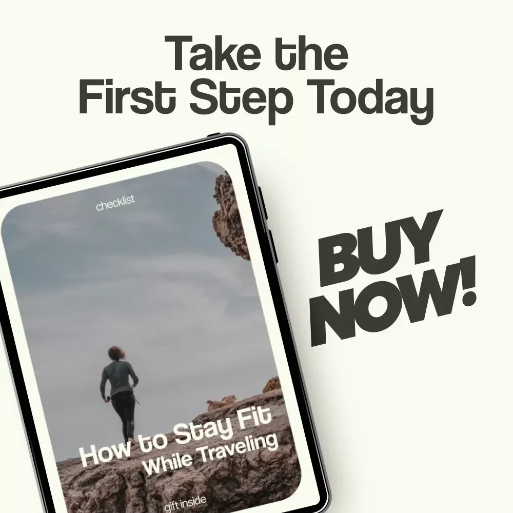 Checklist: How to Stay Fit While Traveling | Travel Fitness Guide, Healthy Travel Habits Planner, Workout on the Go Printable