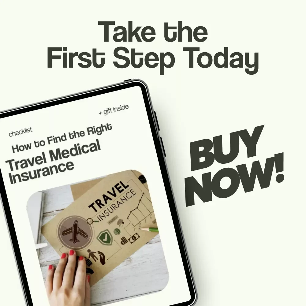 Checklist: How to Find the Right Travel Medical Insurance | Easy Guide for Travelers, Vacation Planning Safety Checklist, Digital Download