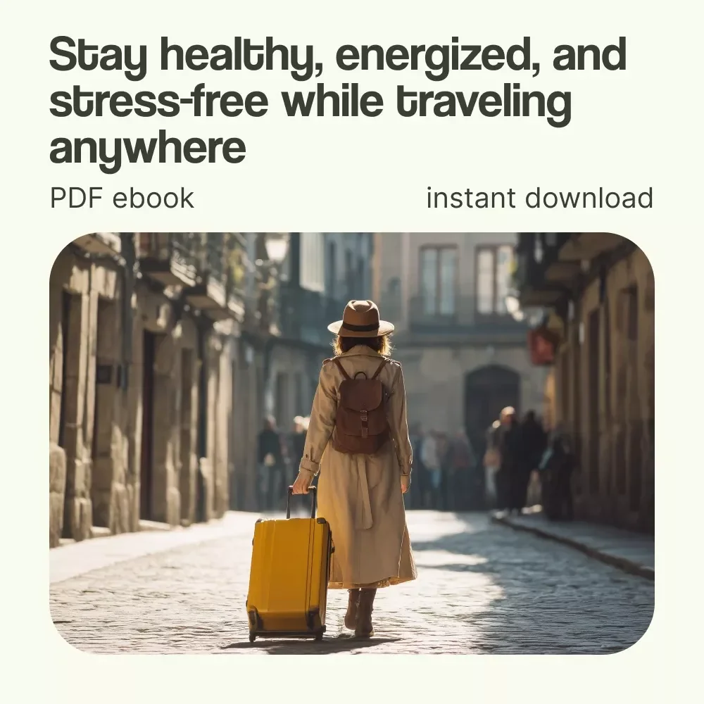 Globe-Trotter’s Vitality: The Smart Traveler’s Guide to Staying Healthy – How to Stay Healthy While Traveling eBook, Wellness Travel Checklist, Digital Download Guide