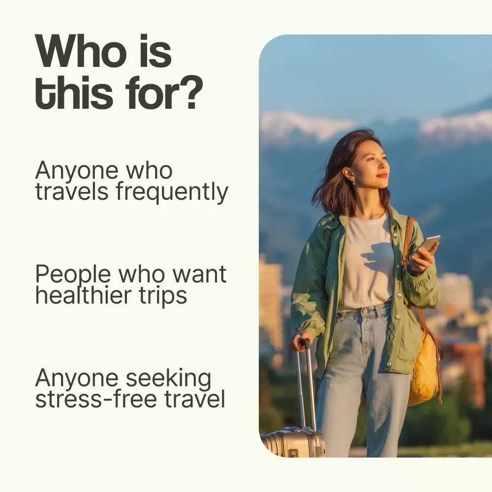 Globe-Trotter’s Vitality: The Smart Traveler’s Guide to Staying Healthy – How to Stay Healthy While Traveling eBook, Wellness Travel Checklist, Digital Download Guide