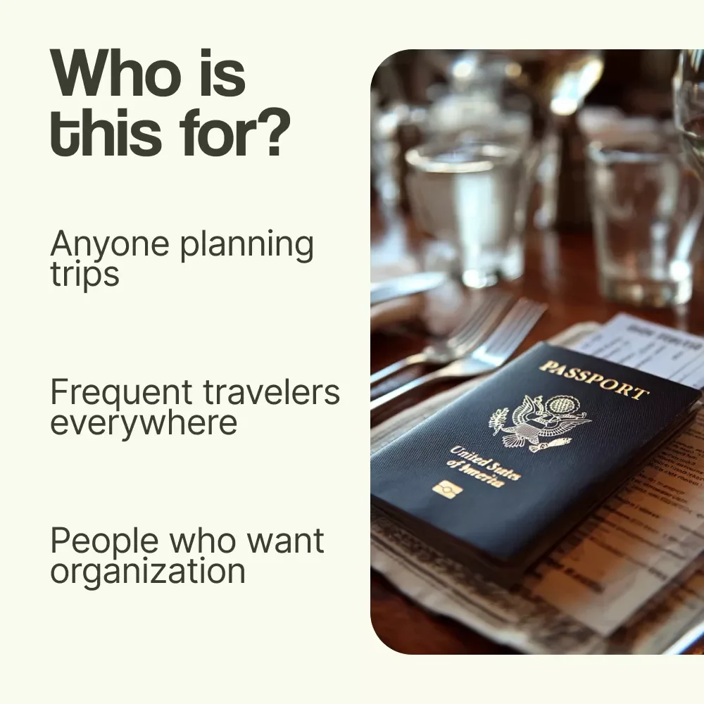 Travel Documents Checklist: Don’t Leave Home Without These – Ultimate Travel Documents Checklist for Stress-Free Trips, Printable Travel Planner & Digital Download