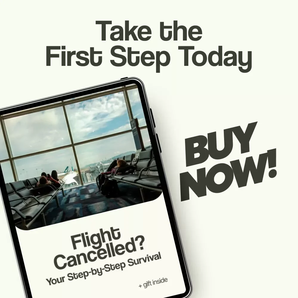 Flight Cancelled? Your Step-by-Step Survival Checklist – What to Do When Flight Is Cancelled Travel Guide, Instant Download Airport Crisis Planner