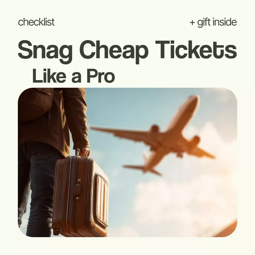 Flight Hacker’s Checklist: Snag Cheap Tickets Like a Pro | Ultimate Guide on how to find cheap flights, Travel Savings Checklist, Budget Travel Digital Download