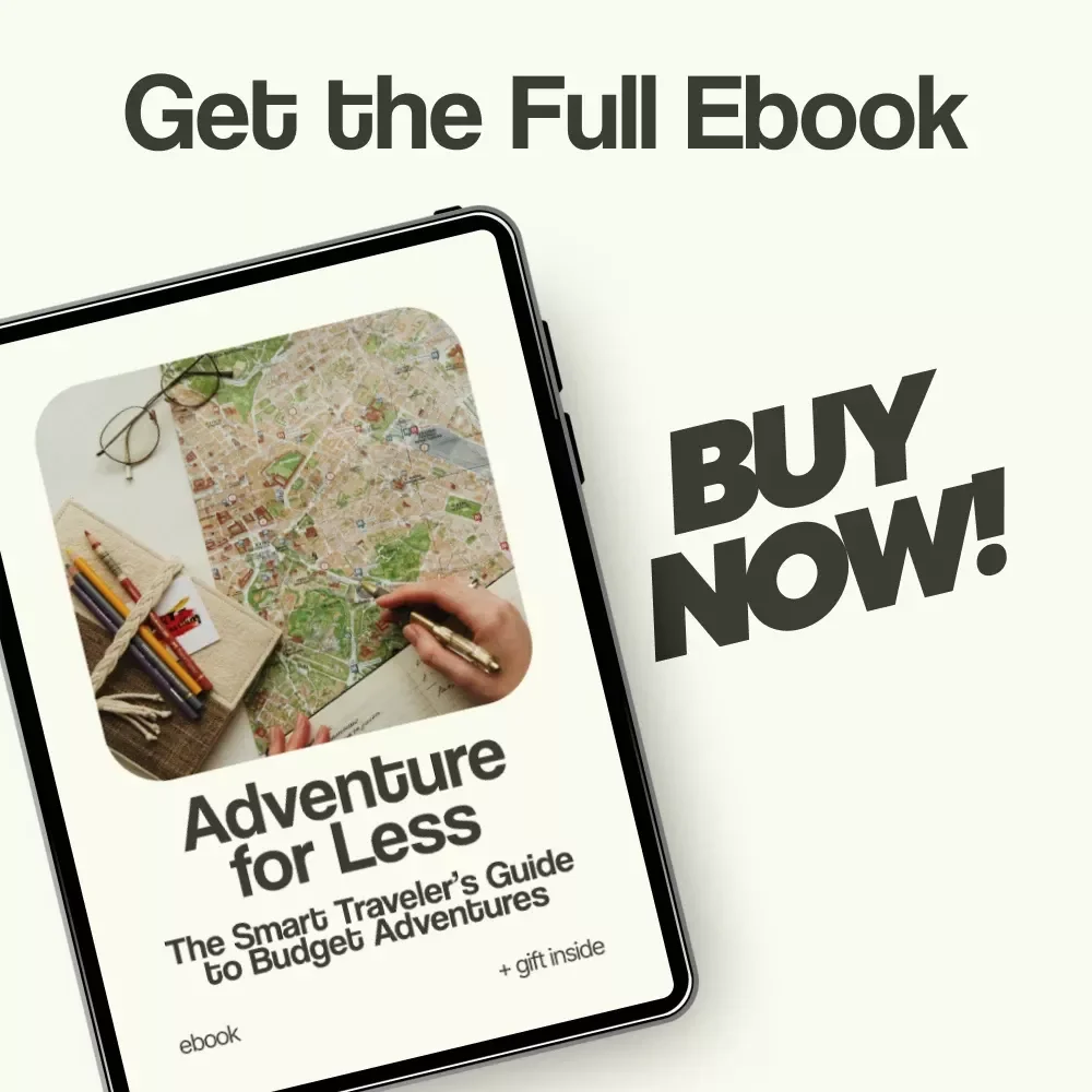 Adventure for Less: The Smart Traveler’s Guide to Budget Adventures | How to Travel on a Budget eBook, Cheap Travel Guide, Budget Travel Planner, Digital Download