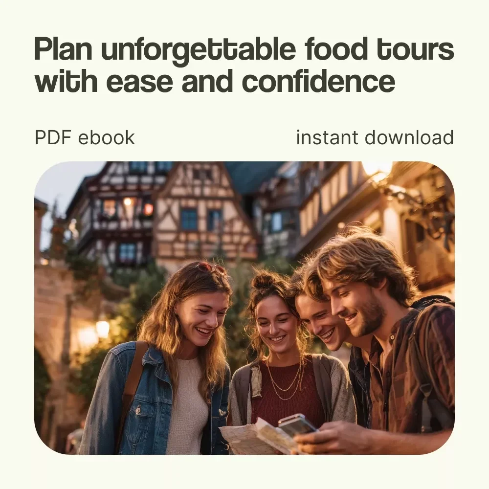 Savor the Journey: Your Ultimate Guide to Planning a Food Tour – Complete eBook on how to plan a food tour, Culinary Travel Planner, Foodie Travel Guide
