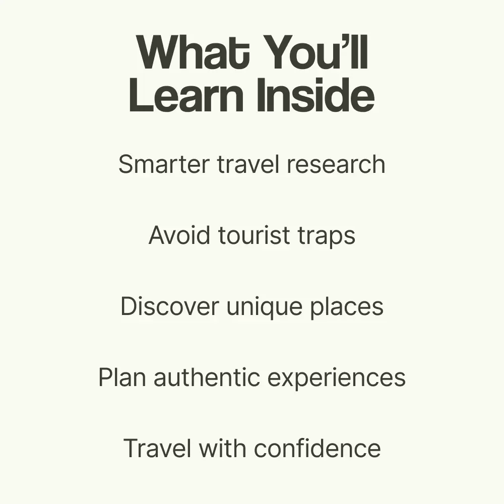 Off the Map: Unlocking Hidden Gem Destinations | How to Find Hidden Gem Destinations Travel Guide, Digital Download eBook for Curious Explorers & Smart Travelers