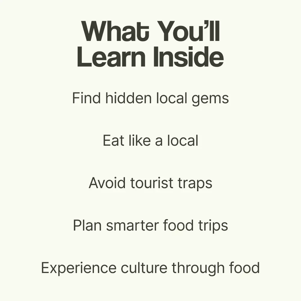 Savor the Journey: Your Guide to Authentic Food Adventures – How to Find Authentic Food Experiences While Traveling | Digital Food Travel Guide