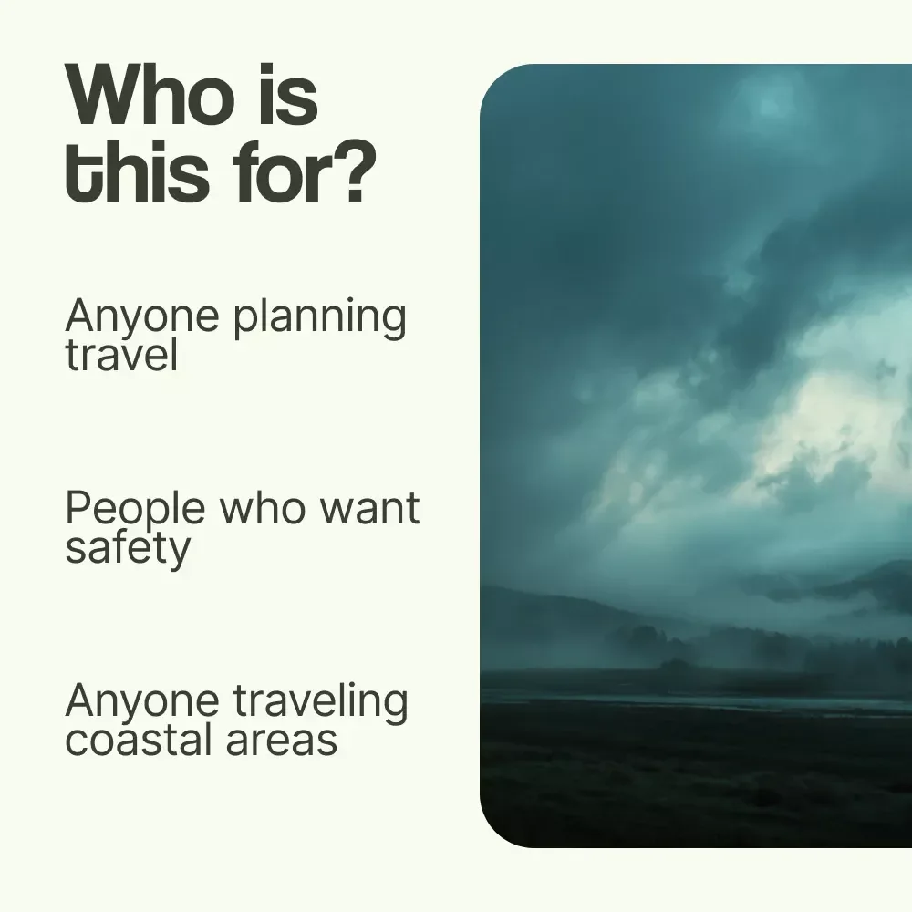 Storm-Savvy Travel: Smart Tips for Traveling During Hurricane Season | How to Travel During Hurricane Season Guide, Safe Travel Planning eBook, Hurricane Preparedness Checklist