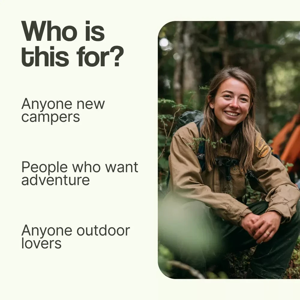 Camp Smart: Your Easy Guide to Stress-Free Outdoor Adventures | How to Plan a Camping Trip Guide, Beginner Camping eBook, Outdoor Checklist Download