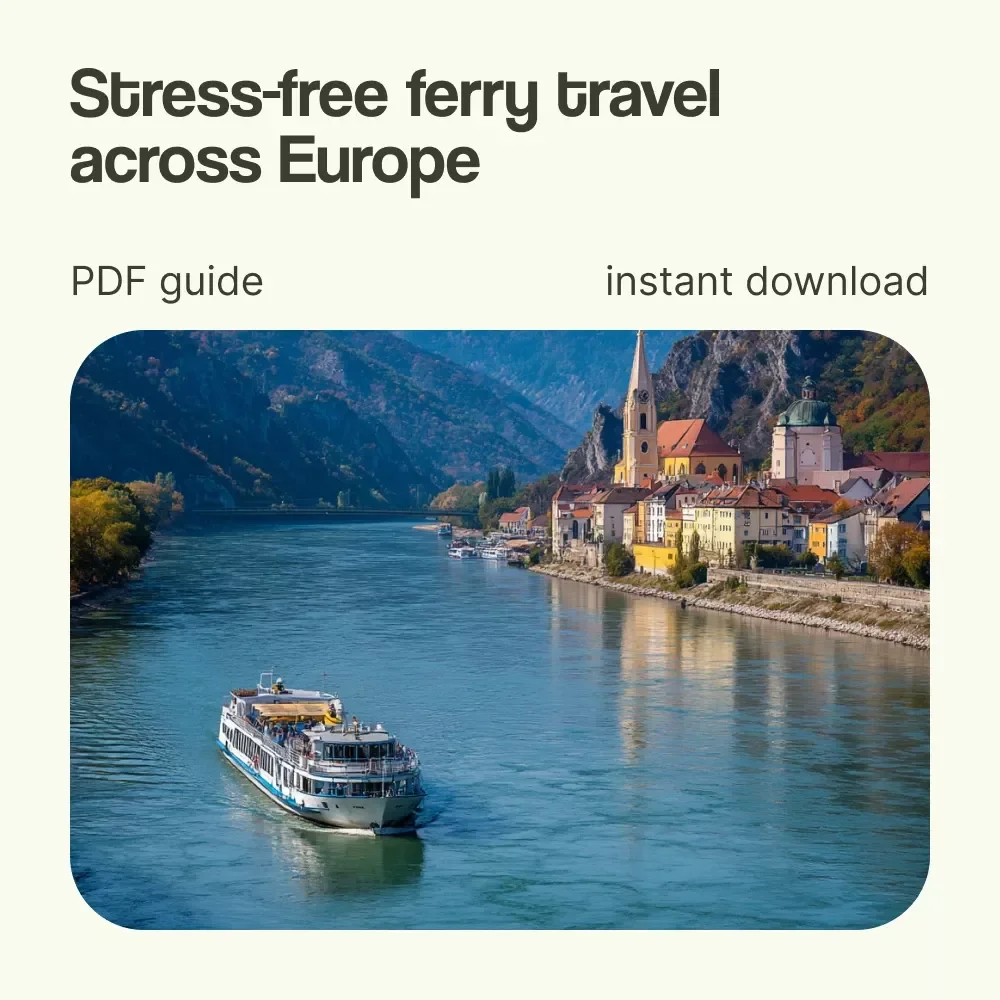 Ferry Adventures in Europe: Your Smooth Sailing Guide | How to Travel by Ferry in Europe eBook, Ferry Travel Planner, Europe Transport Guide, Digital Download