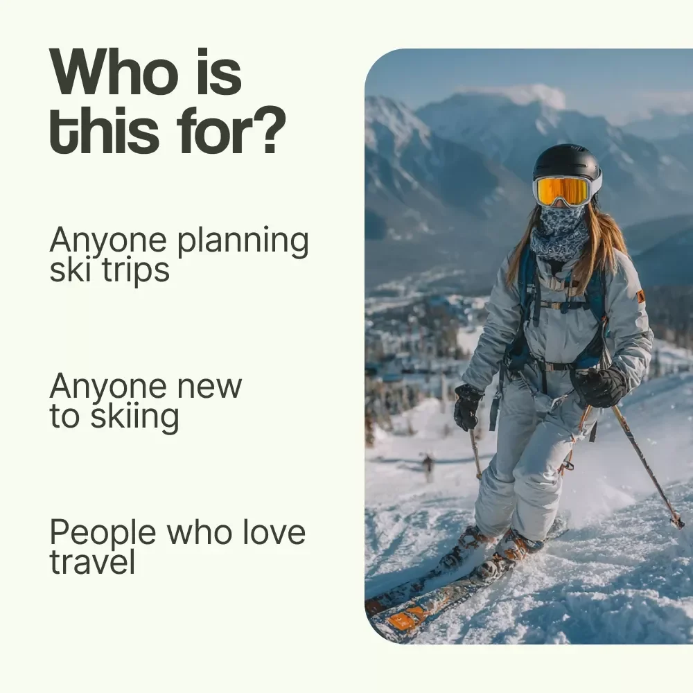 Powder on a Penny: Your Smart Guide to Budget Ski Adventures | How to Plan a Ski Trip on a Budget eBook, Affordable Ski Travel Guide, Budget-Friendly Skiing Planner