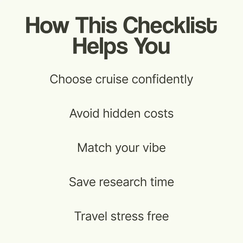 Solo Sailor’s Ultimate Cruise Line Checklist – Best Cruise Lines for Solo Travelers Digital Guide, Solo Travel Planner, Cruise Comparison Checklist