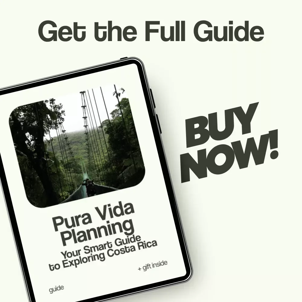 Pura Vida Planning: Your Smart Guide to Exploring Costa Rica – How to Plan a Trip to Costa Rica Travel Guide, Digital Download eBook, Vacation Planner Checklist