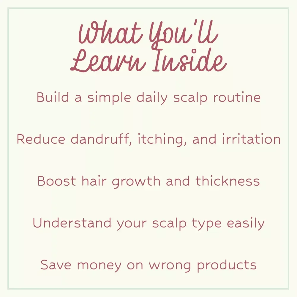 Scalp Secrets: Your Complete Routine for Healthy Hair – Ultimate scalp health routine eBook, Hair Growth Guide, Scalp Care, Digital Download