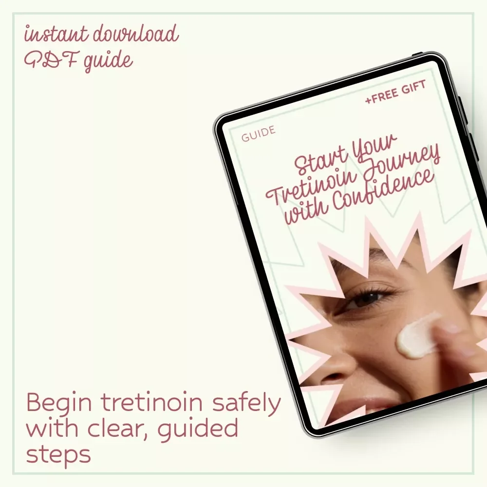 Start Your Tretinoin Journey with Confidence – tretinoin for beginners Guide, Skincare Routine eBook, Acne & Anti-Aging Digital Download