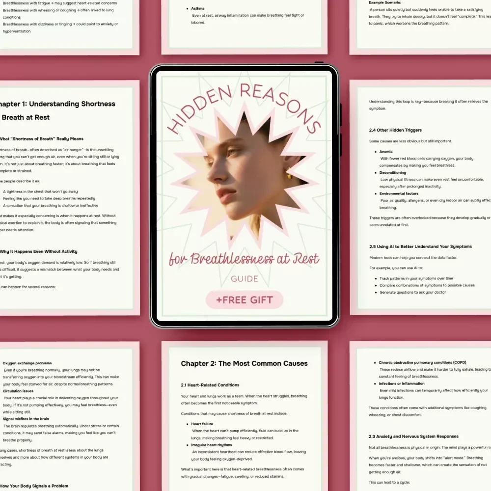 Hidden Reasons for Breathlessness at Rest – Guide on What Causes Shortness of Breath at Rest