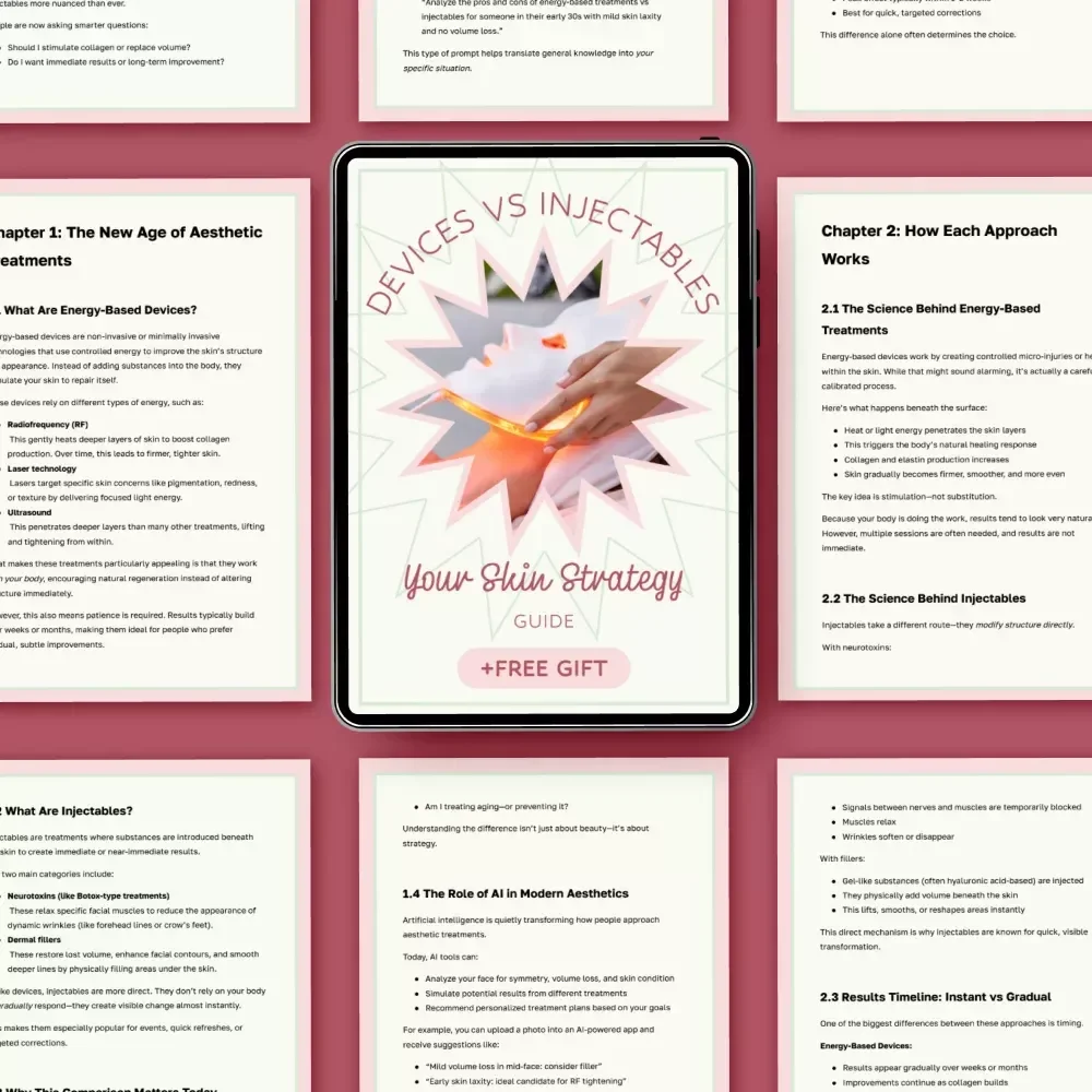 Devices vs Injectables: Your Skin Strategy – Energy Based Devices vs Injectables Guide