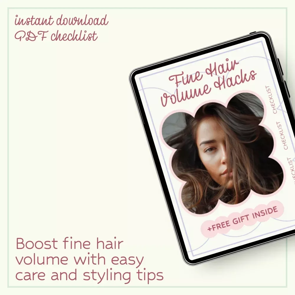 Fine Hair Volume Hacks Checklist – Easy Fine Hair Volume Tips for Fuller, Bouncy Hair