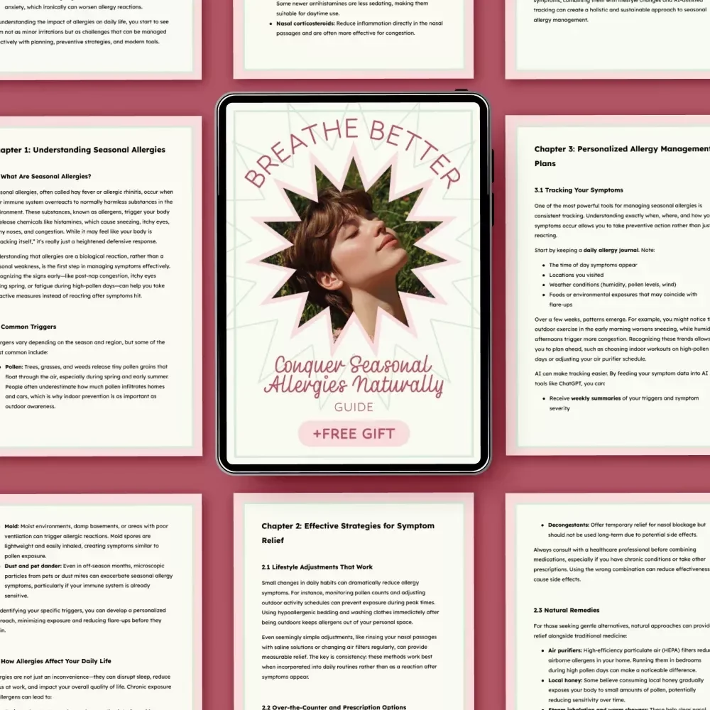 Breathe Better: Conquer Seasonal Allergies Naturally – How to Manage Seasonal Allergies Symptoms Guide