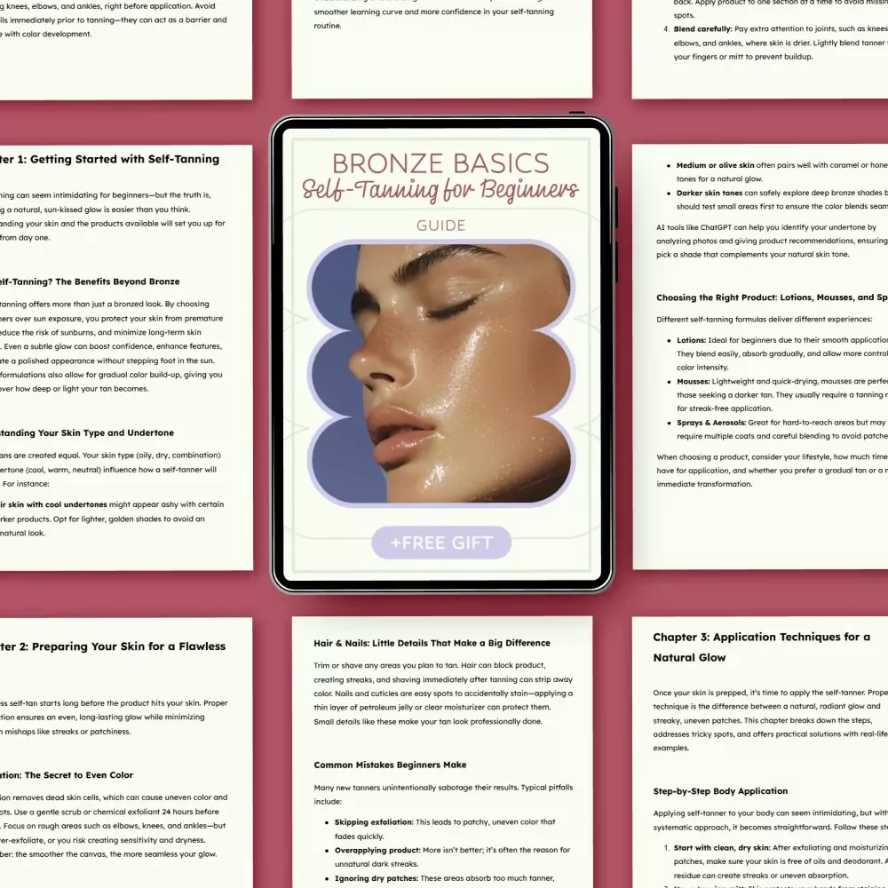 Bronze Basics: Self-Tanning for Beginners – The Ultimate Self Tanning for Beginners Guide to Flawless, Natural Glow at Home