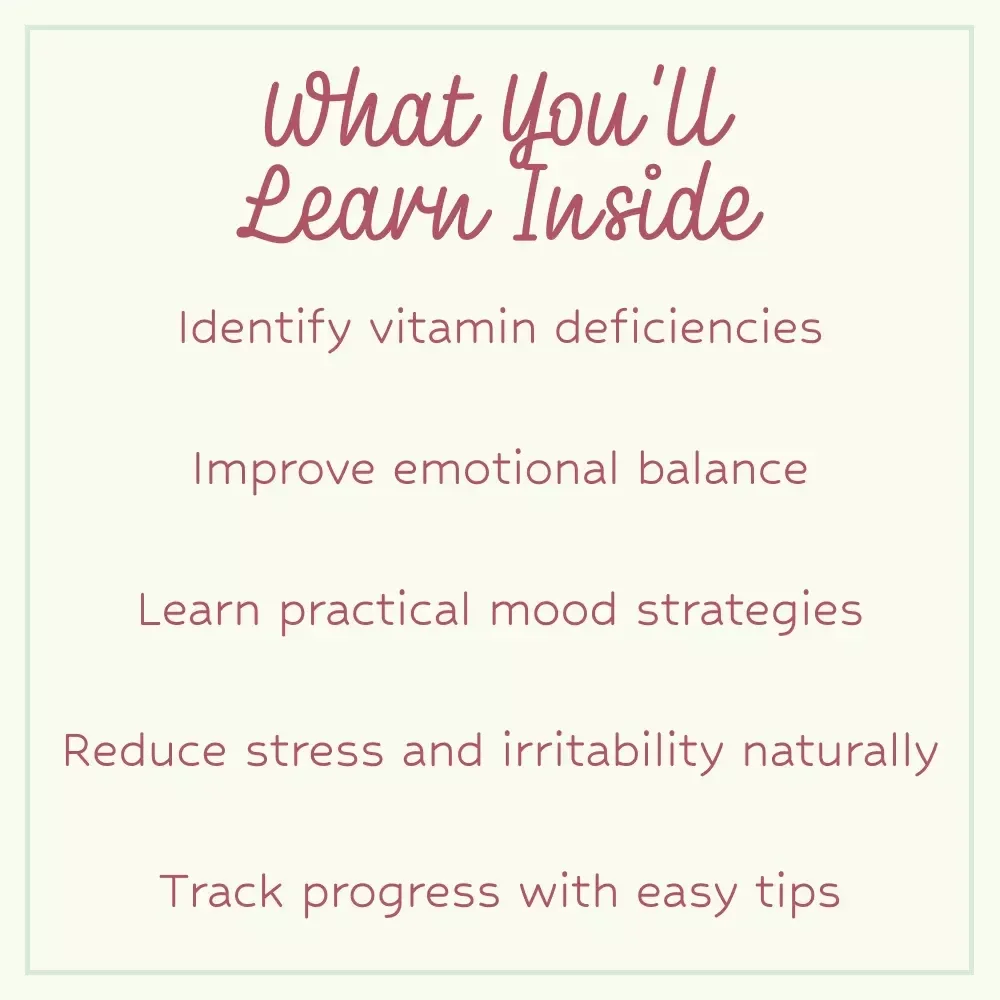 Balance Your Mood with Key Nutrients: Guide on What Vitamin Deficiency Causes Mood Swings