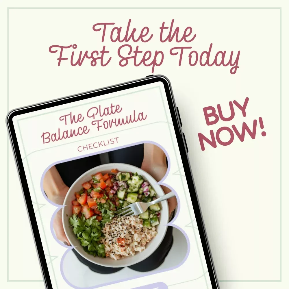 The Plate Balance Formula: Easy Checklist for How to Judge Healthy Portion Size